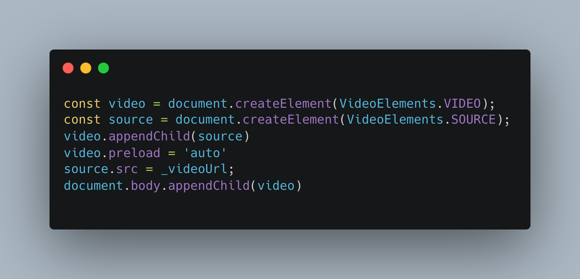 Improving video load performance (JS)